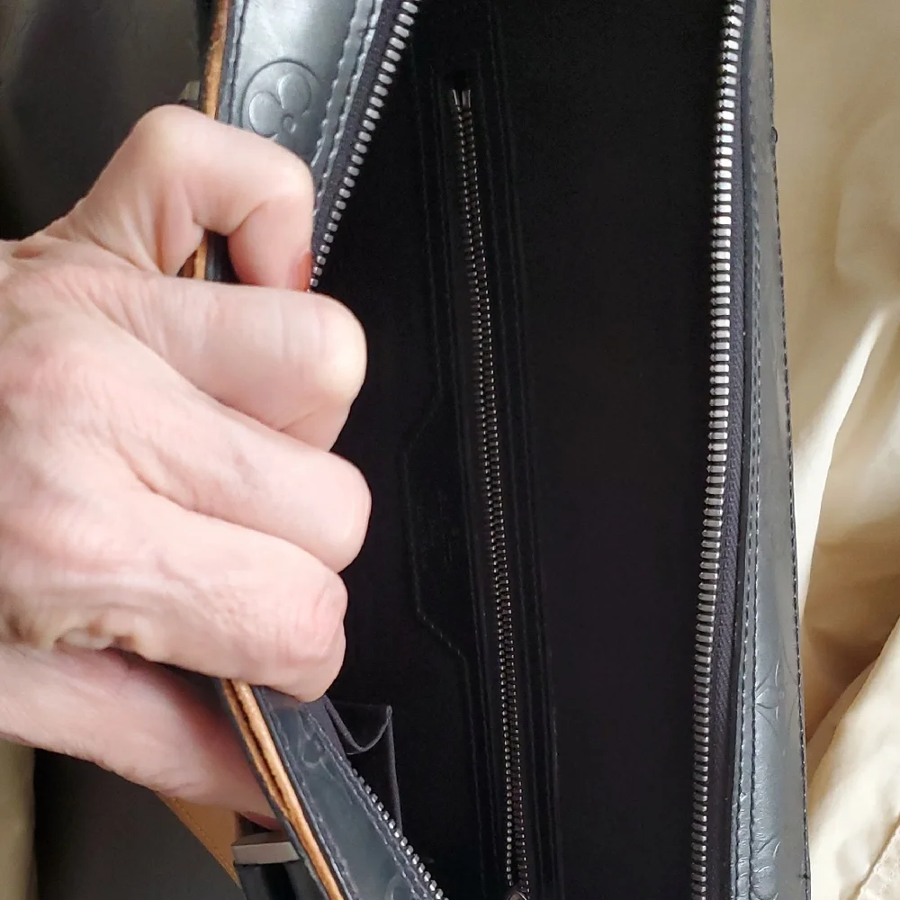 Louis Vuitton Black Monogrammed Bag